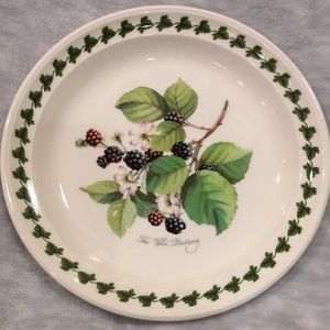 The Wild Blackberry Serve Plate 7.50” Portmerion China NWT Pomona